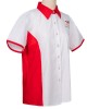 Service Station Store Personnel Unisex SL Work Shirt with Contrast Seaming Service Station Store Personnel Unisex SL Work Shirt with Contrast Seaming