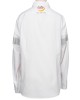 Gas Station Women Attendant Shirt-Work Uniform with Reflective Sleeve Strips-Professional Safety Shirt Gas Station Women Attendant Shirt-Work Uniform with Reflective Sleeve Strips-Professional Safety Shirt