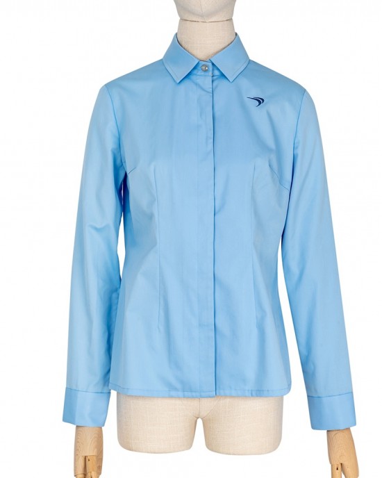 3D Tailored Slim Fit Stretch Office Lady LS Business Shirt 3D Tailored Slim Fit Stretch Office Lady LS Business Shirt