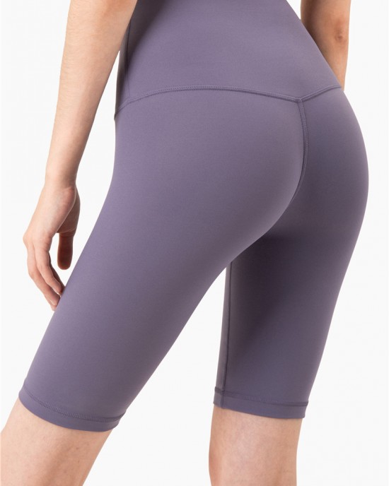 Naked-Feel 5-Inch Yoga Shorts - High Waist Seamless Tummy Control Workout Shorts for Women Naked-Feel 5-Inch Yoga Shorts - High Waist Seamless Tummy Control Workout Shorts for Women