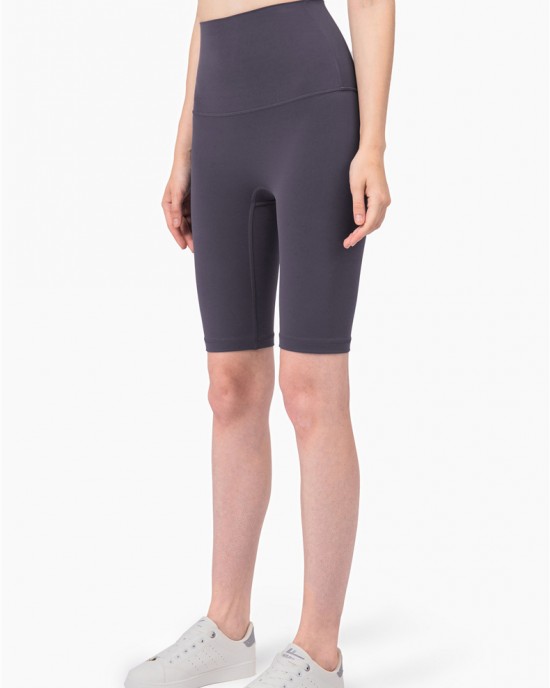 Naked-Feel 5-Inch Yoga Shorts - High Waist Seamless Tummy Control Workout Shorts for Women Naked-Feel 5-Inch Yoga Shorts - High Waist Seamless Tummy Control Workout Shorts for Women