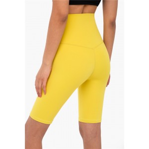 Naked-Feel 5-Inch Yoga Shorts - High Waist Seamless Tummy Control Workout Shorts for Women