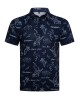 Fast Dry Soft Touch Men's Golf Polo Shirt-Paradise Beach Theme Fast Dry Soft Touch Men's Golf Polo Shirt-Paradise Beach Theme